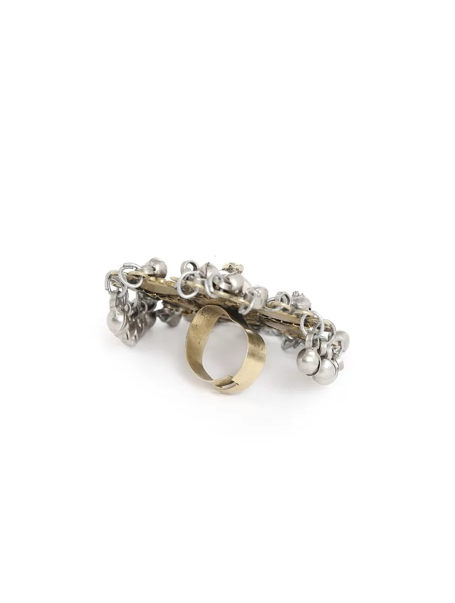 Oxidised Silver Ghungroo Handicraft Bracelet | EST-PKS23-30 | Cilory.com