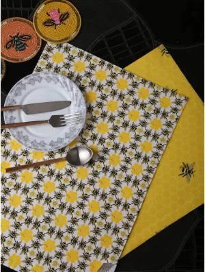 Bee design design placemats - Amoliconcepts