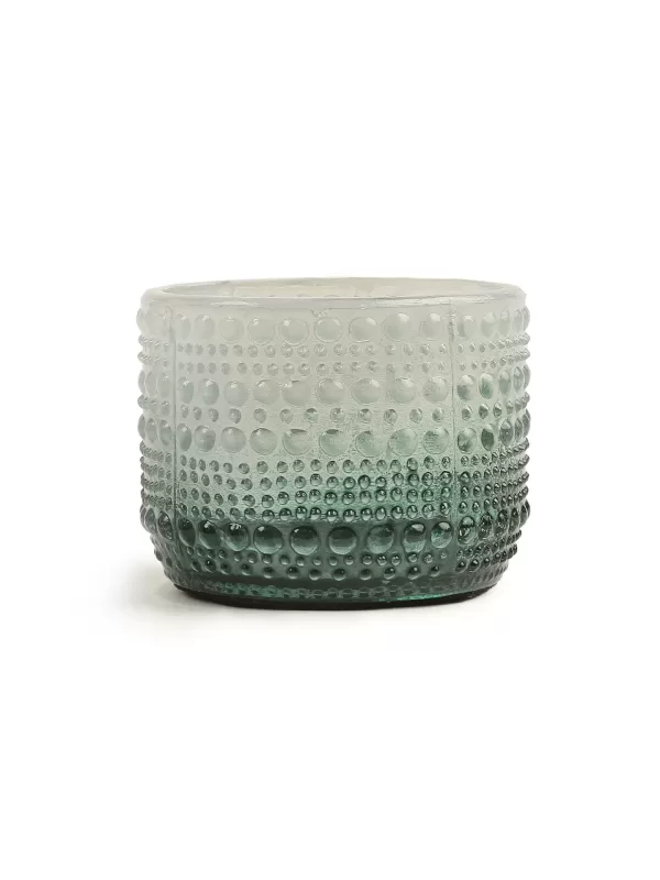 Ombre Green glass votive set of 2 – Amoliconcepts - Amoliconcepts