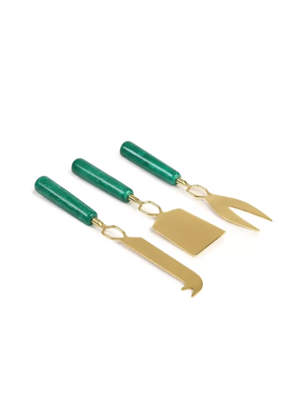 Green And Gold Cheese Set – Amoliconcepts