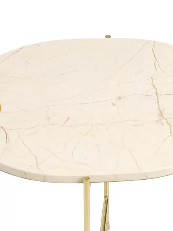 Nesting tables with Italian marble top set of 2 – Amoliconcepts - Amoliconcepts