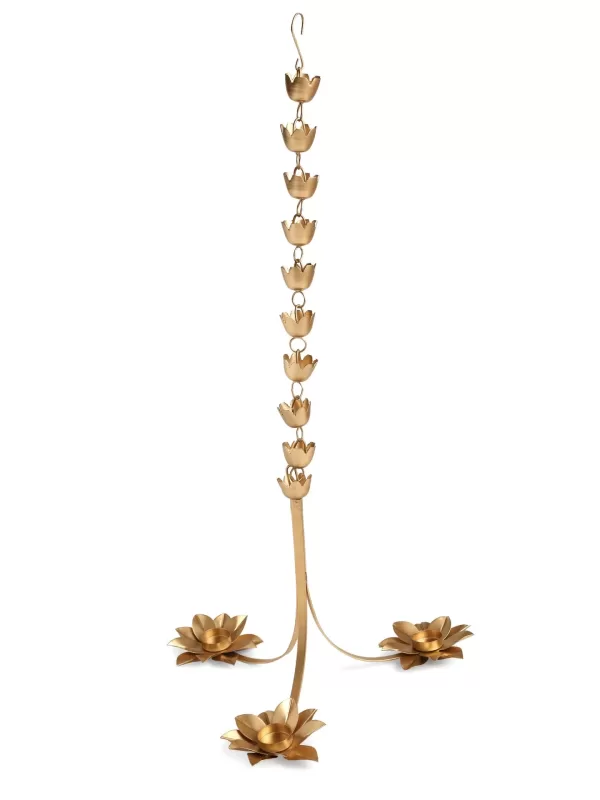 Lotus design hanging Tea light holder – Amoliconcepts - Amoliconcepts
