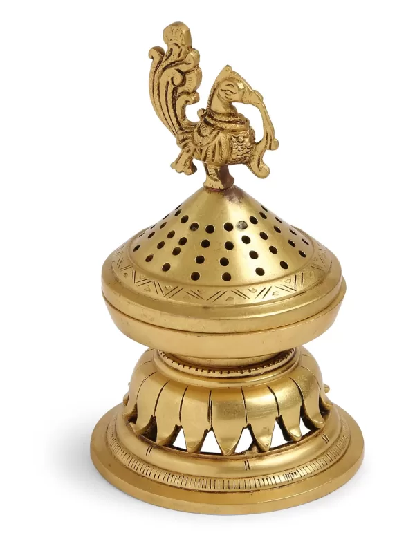 Peacock design incense burner – S – Amoliconcepts - Amoliconcepts