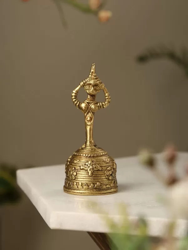 Lady design Dhokra bell - Amoliconcepts
