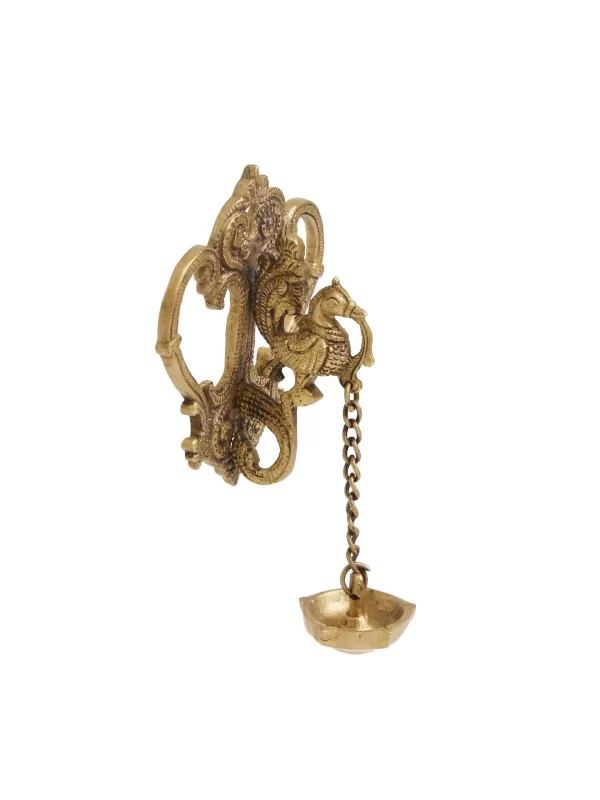 Brass Peacock hanging wall lamp – Amoliconcepts - Amoliconcepts