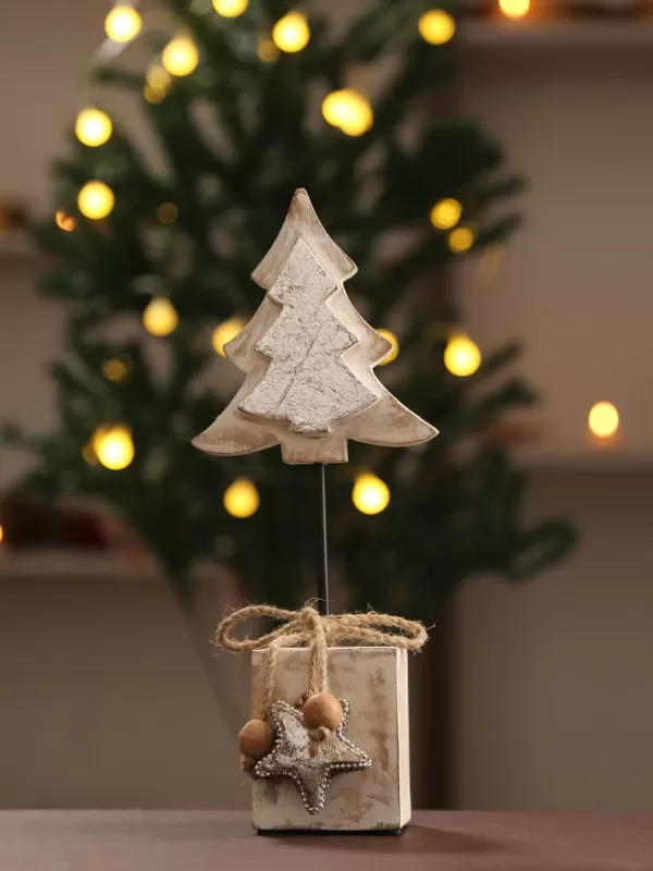 Wooden tree with Silver foiling - Amoliconcepts
