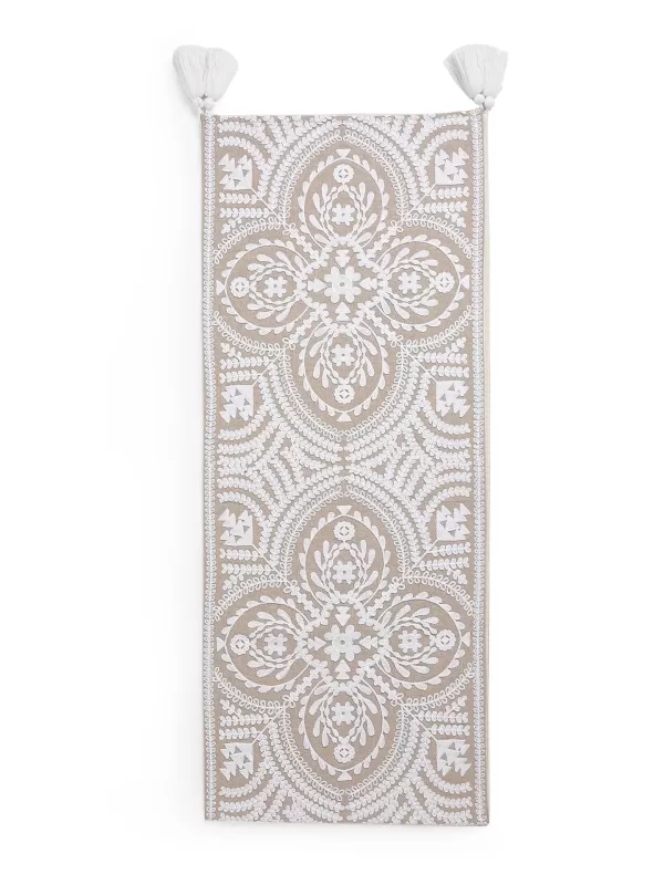 Mehrab embroidered table runner - Amoliconcepts
