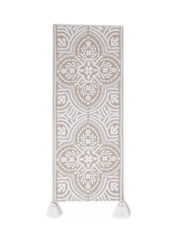 Mehrab embroidered table runner - Amoliconcepts