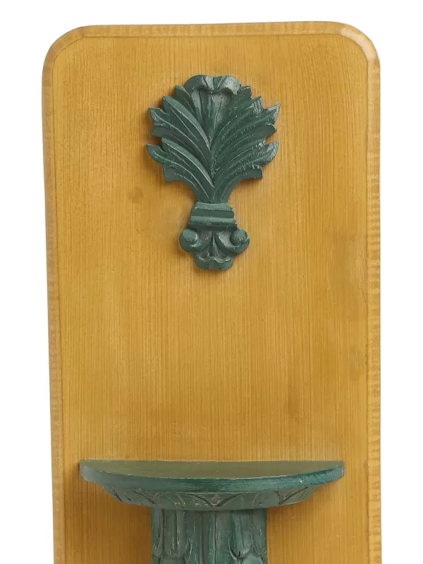 Yellow and Green Rustic Carved Wall décor - Amoliconcepts