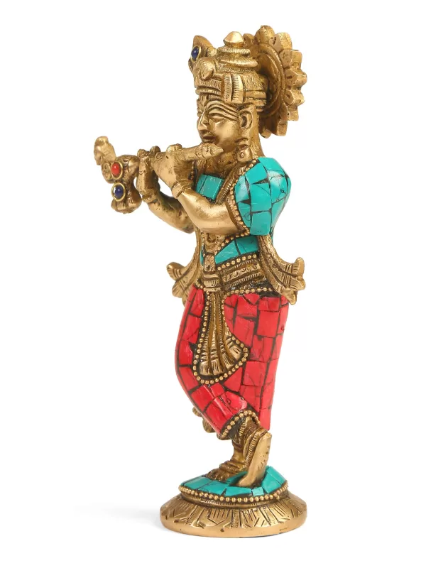 Krishna with Stone work - Amoliconcepts