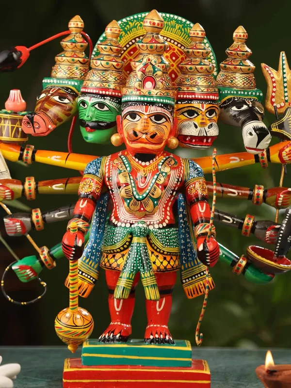 Panchmukhi Hanuman -Single piece - Amoliconcepts